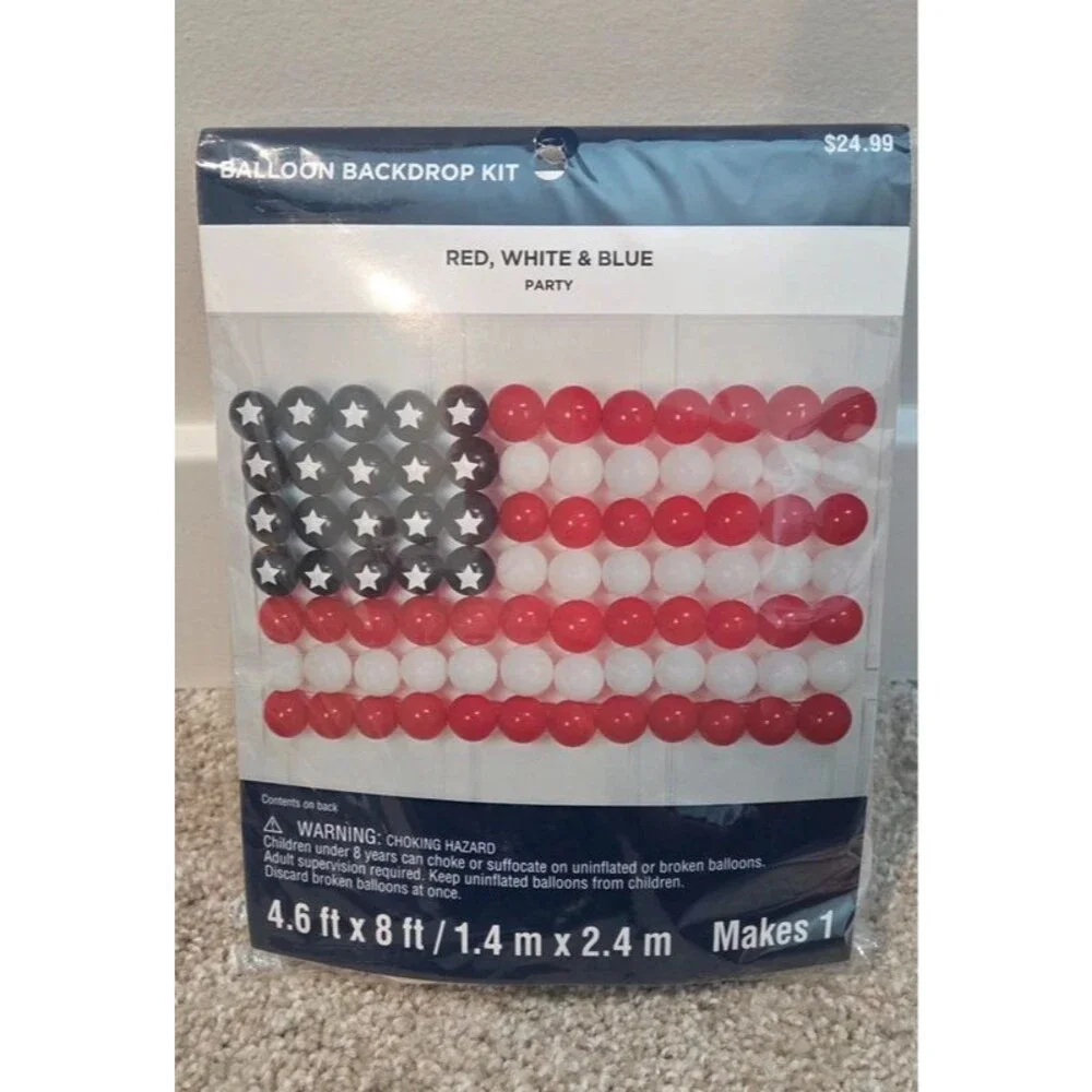 Patriotic balloon kits